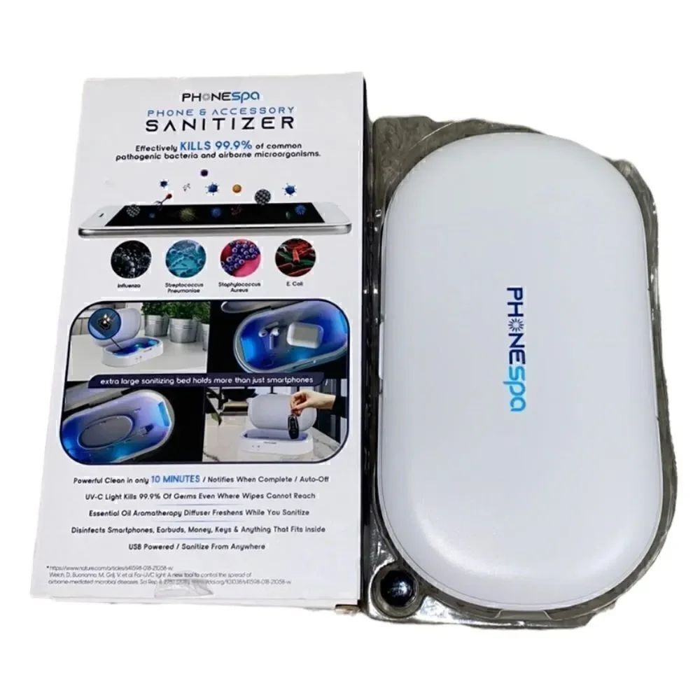 New Tzumi Phonespa Phone & Accessory Sanitizer
